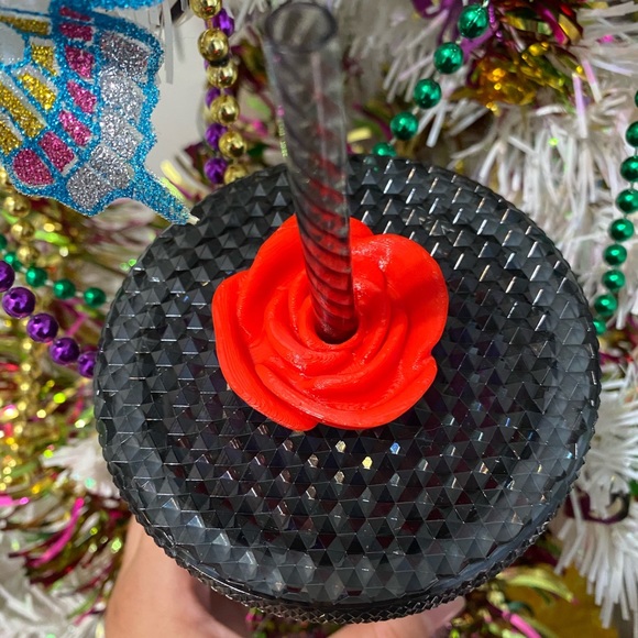 Rose Straw Topper - Picture 4 of 4